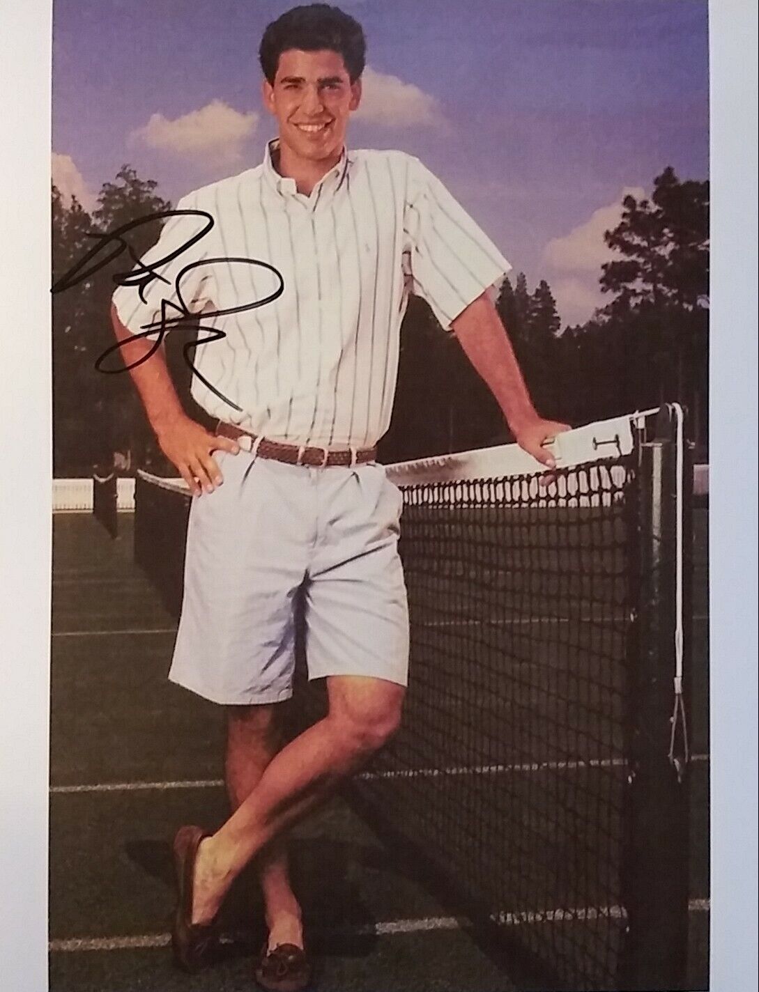 Pete Sampras signed 8 x 10