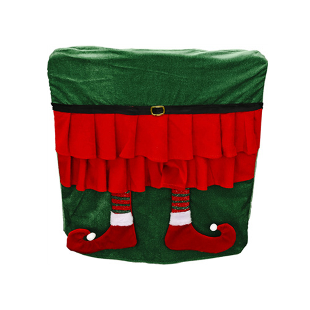 

Christmas Fairy Legs Chair Covers Stool Cover Festival New Year Decoration, 501 Original