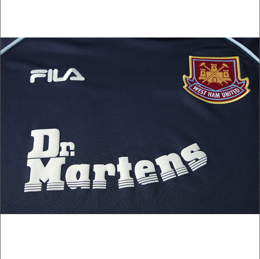 Retro 1999-2001 West Ham United Third Away Football Shirt Thai Quality