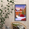 (40*60cm)Snow View - Full Round Drill Diamond Painting