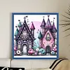 Halloween Hut-11CT Stamped Cross Stitch 40*40cm/15.75*15.75in