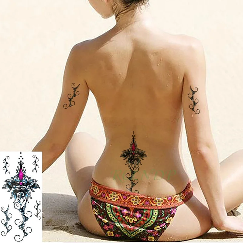 Waterproof Temporary Tattoo Sticker Butterfly Fake Tatto Flash Tatoo leg Arm hand foot tatouage for Girl Women lady