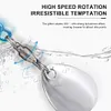 5Pcs Fishing Lures 6g 10g Rotating Metal Vib Vibration Bait Spinner Spoon Lure
