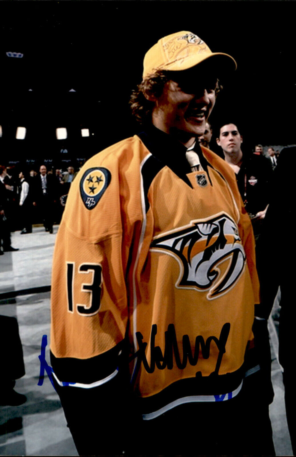 Tommy Veilleux SIGNED 4x6 Photo Poster painting NASHVILLE PREDATORS