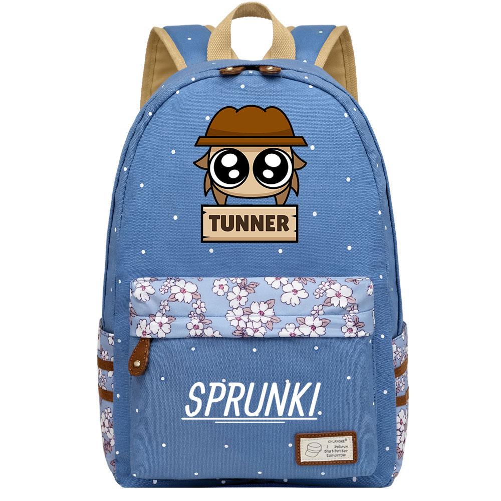 Mayoulove Sprunki Backpack Lightweight Design with Fun Patterns for School and Outdoor Activities-Mayoulove