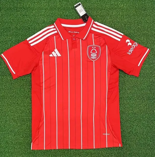 Nottingham Forest Home Jersey 2025-26 New Season - Fan Edition