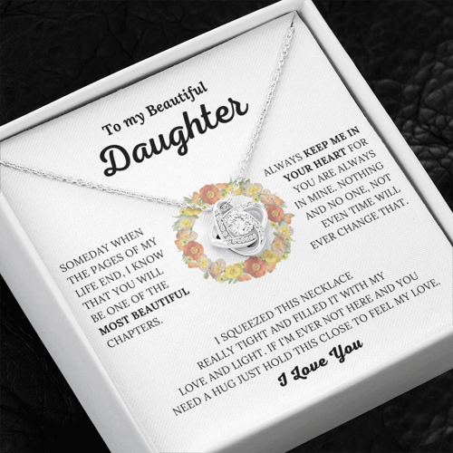 Last Day 49% OFF - A Gift your Daughter will always Remember- Love Knot Pendant