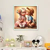 Boy Kissing Girl-11CT Stamped Cross Stitch 40*40cm
