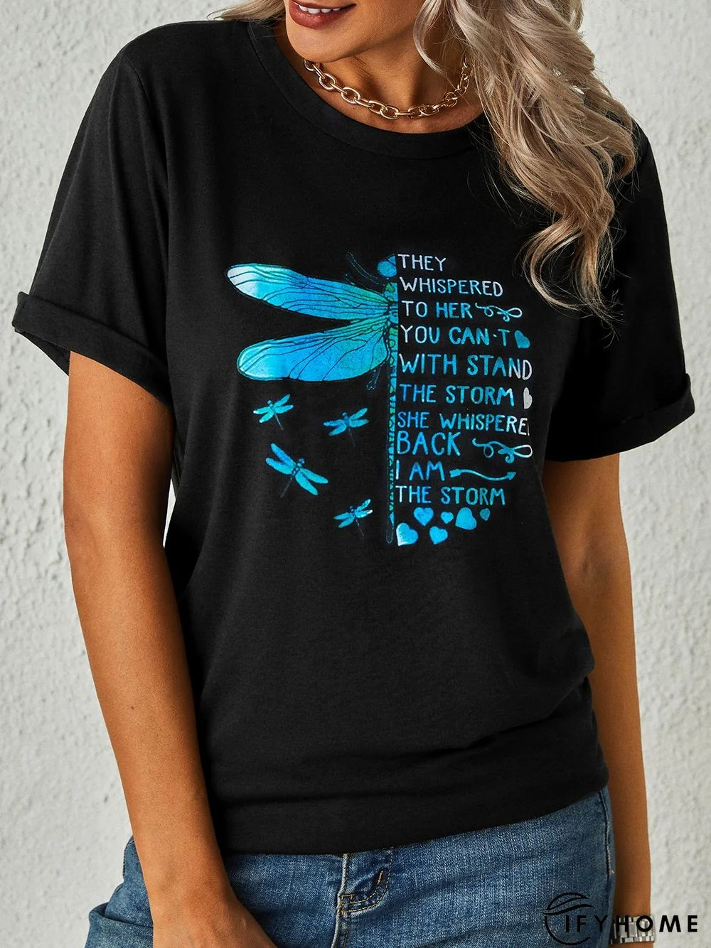 Casual Short Sleeve T-Shirt | IFYHOME