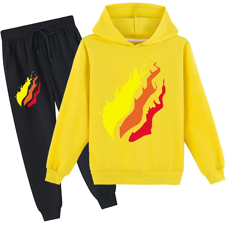 Mayoulove Prestonplayz Hoodie and Pants Set for Kids - Gaming Theme Clothing for Boys and Girls - Soft and Comfortable - Ideal for Gaming Enthusiasts and Fans of Prestonplayz-Mayoulove