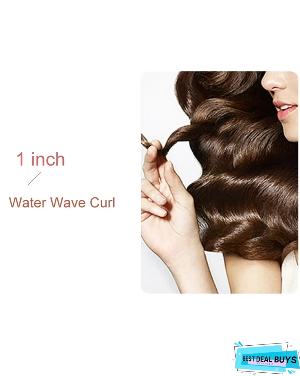 Oteya&trade; Double Ceramic Coating Multi-Functional Curling Iron