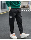 Kid Boys Casual Sports Long Thin Pants Teenage Cargo Pants