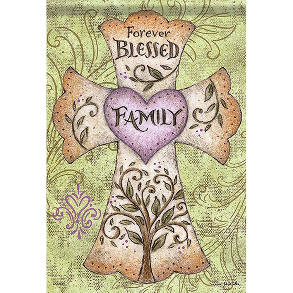 Diamond Painting - Full Round/Square Drill - Holy Cross(30*40 - 50*60cm)