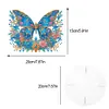 Porte-plante fleur papillon acrylique - 5d bricolage d&eacute;coration