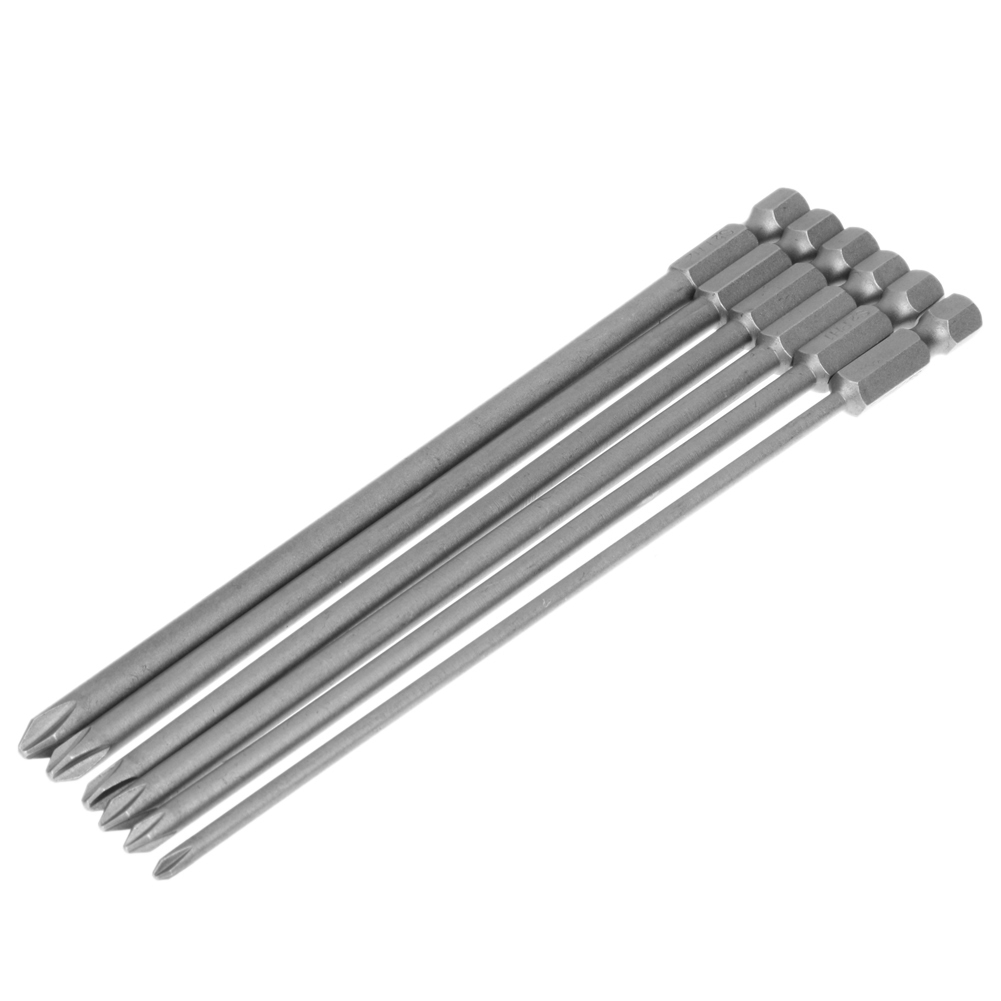 

6pcs Magnetic Phillips Screwdriver Bits Set S2 Alloy Steel Cross Batch Head, 501 Original