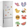 8pcs Special Shape Seaside Vacation Diamond Painting Fridge Magnet