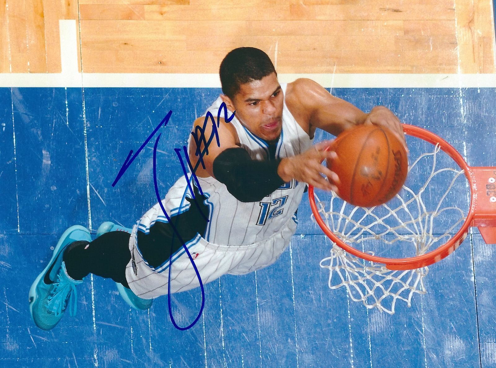 Signed 8x10 TOBIAS HARRIS Orlando Magic Autographed Photo Poster painting w/COA