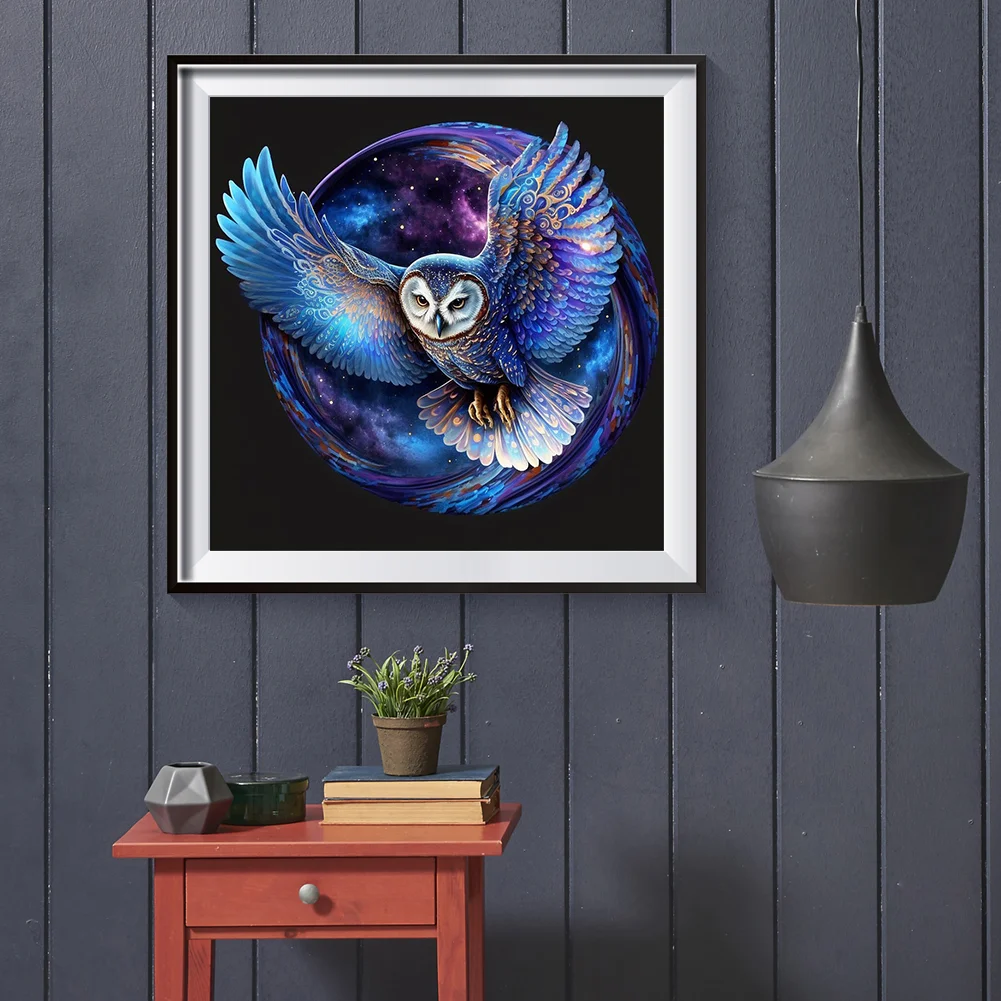 Diamond Painting - Full Round Drill - Owl(30*30cm)