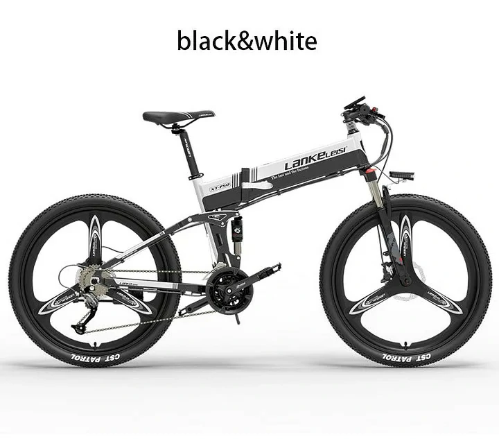 Lankeleisi XT750 Sports Version 500W 26" Foldable Electric Mountain Bike 12.8Ah