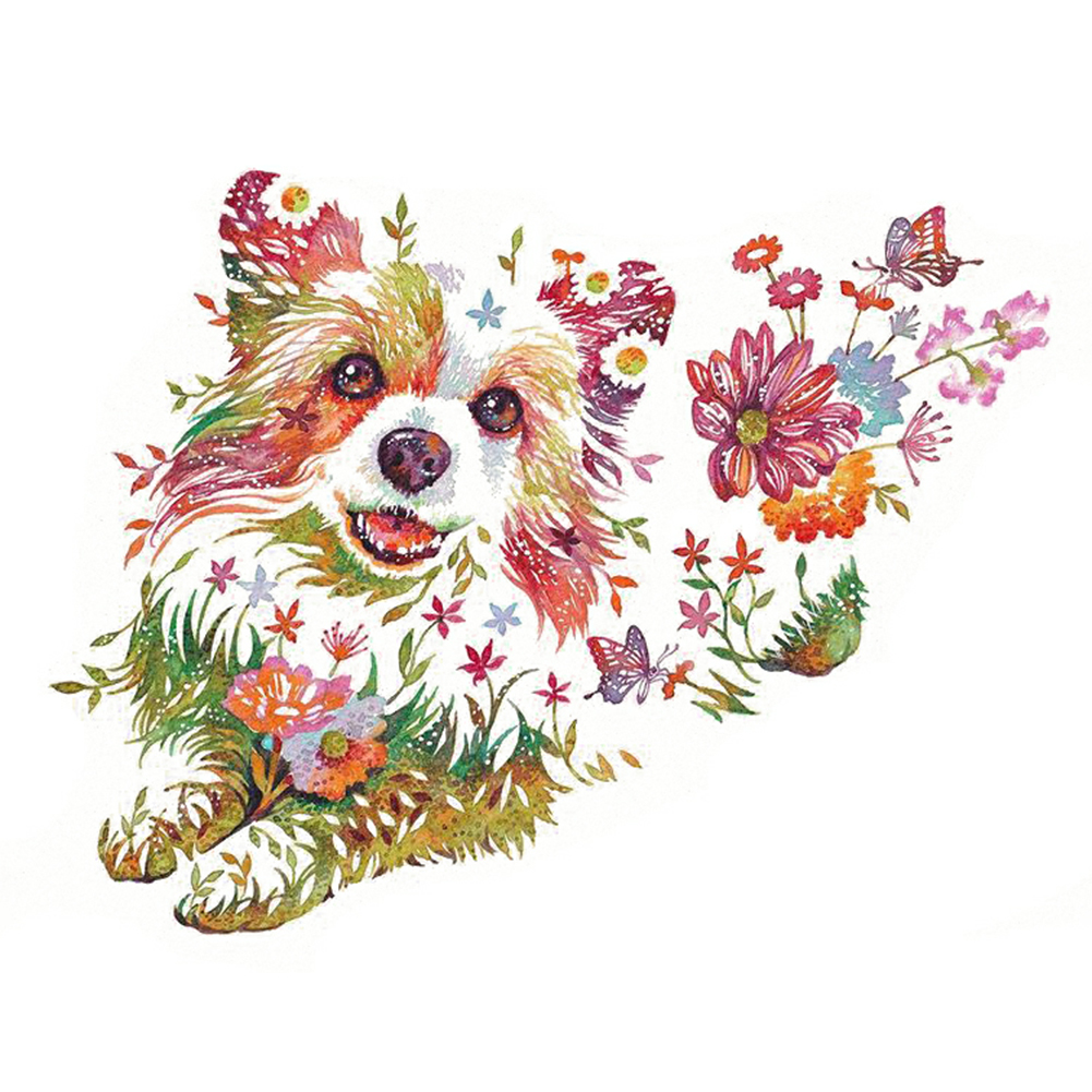 

Puppy - 11CT Stamped Cross Stitch - 50*40CM, 501 Original