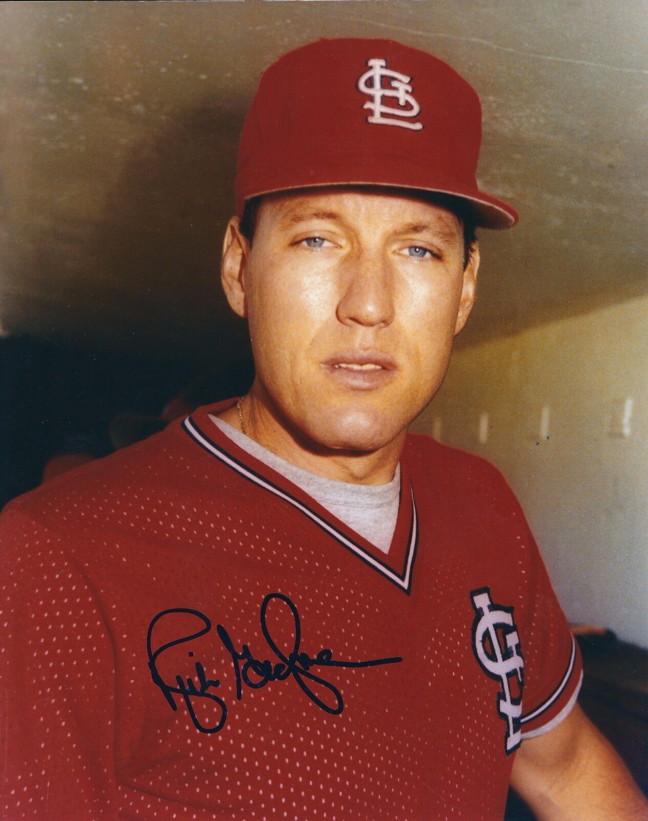 Signed 8x10 RICH GEDMAN St Louis Cardinals Autographed Photo Poster painting- COA