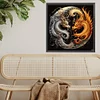 Diamond Painting-DIY Full Square Drill Dragon(45*45 CM)