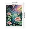 Lotus-11CT Stamped Cross Stitch 60*80cm/23.62*31.5in(Big Size) tapestrymarket
