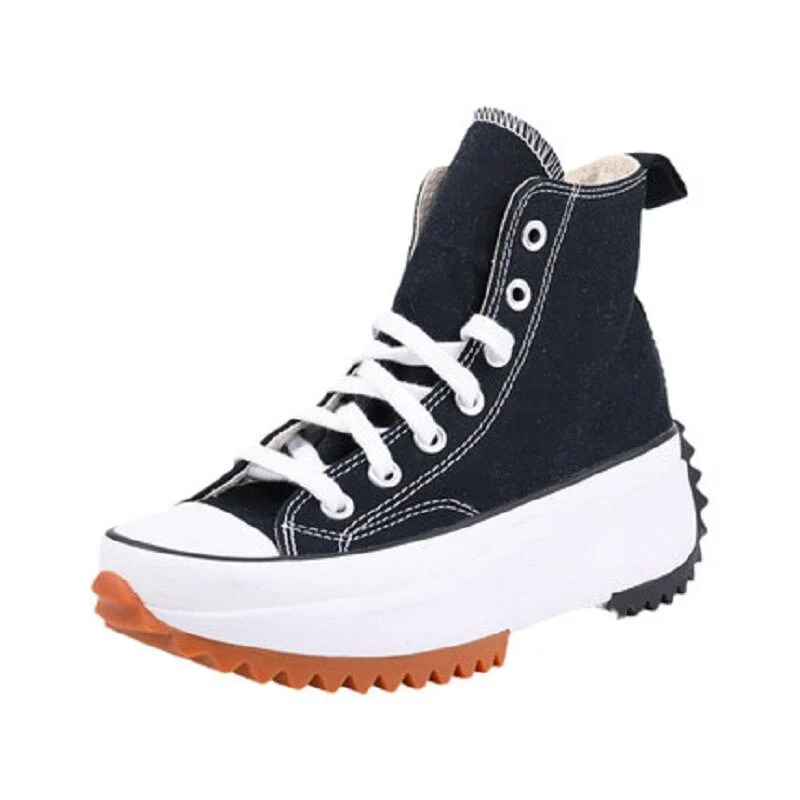 2021 Women Run Star Sneakers High Top Platform Women Sports Shoes White Black Casual Fashion Canvas Shoes Vulcanized Shoes Feme