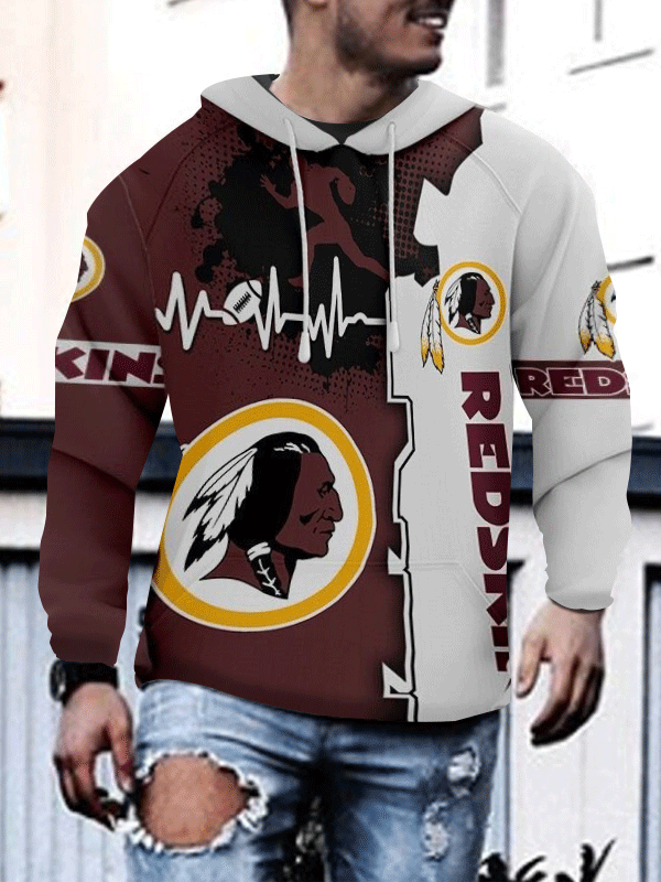 2021 NFL trend  printing men's hoodie