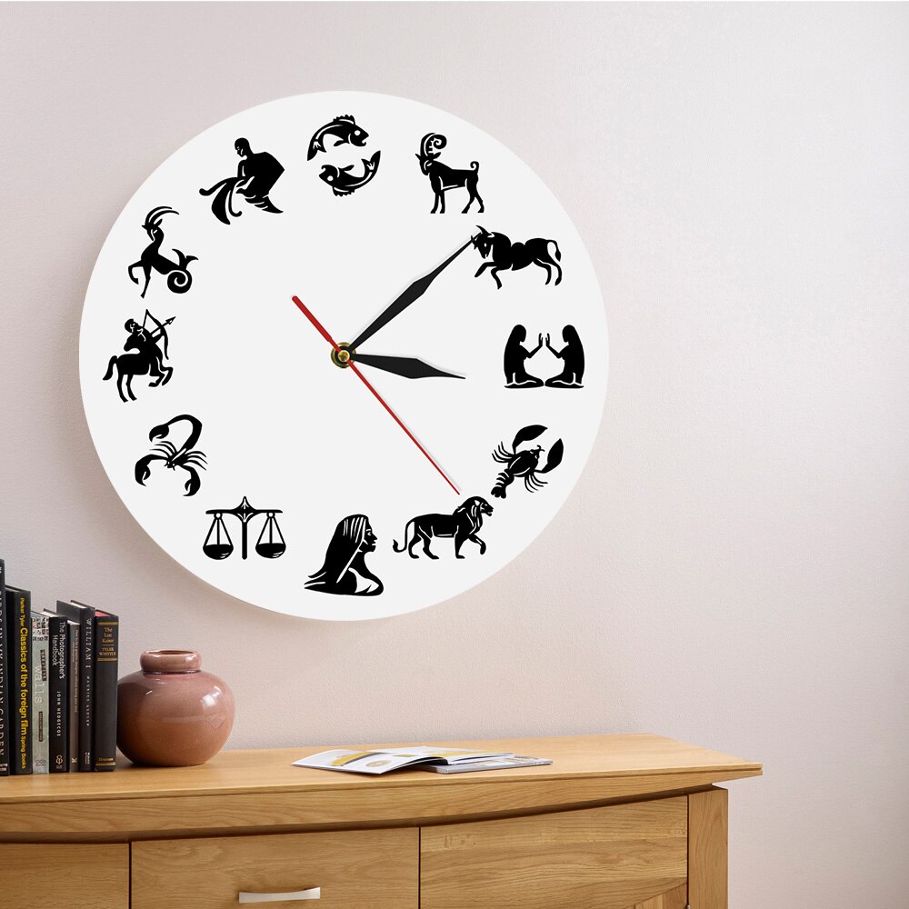 

Zodiac Sign - Frameless Acrylic Wall Clock, 501 Original