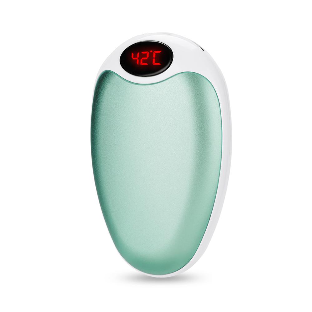 

USB Rechargeable Electric Handy Pocket Warmer Heater Home Travel Charger, Green, 501 Original