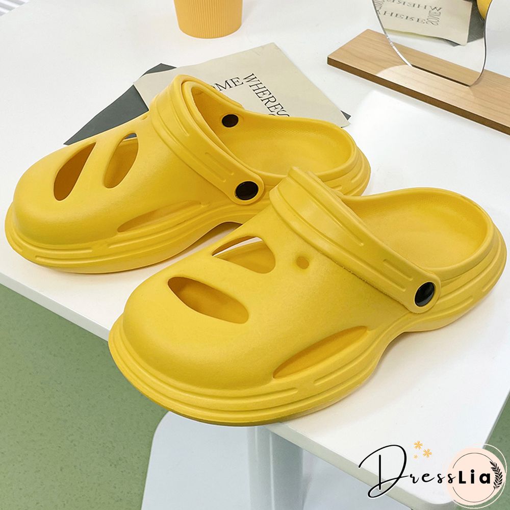 Platform Sandals Summer Women Slippers 6cm Wedges Sandals Outdoor Clogs Thick Street Beach Slide Flip Flops Garden Shoes