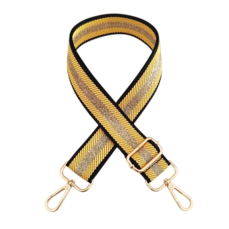 Polyester Color Block Bag Strap