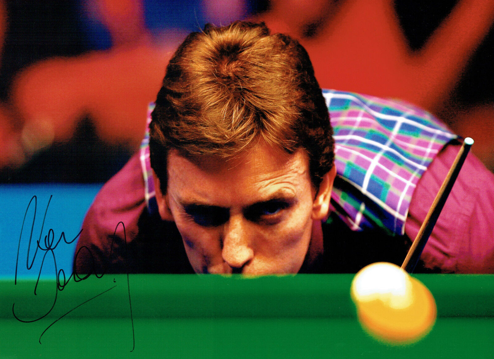 Ken DOHERTY Signed Autograph 16x12 Photo Poster painting SNOOKER Crucible AFTAL COA