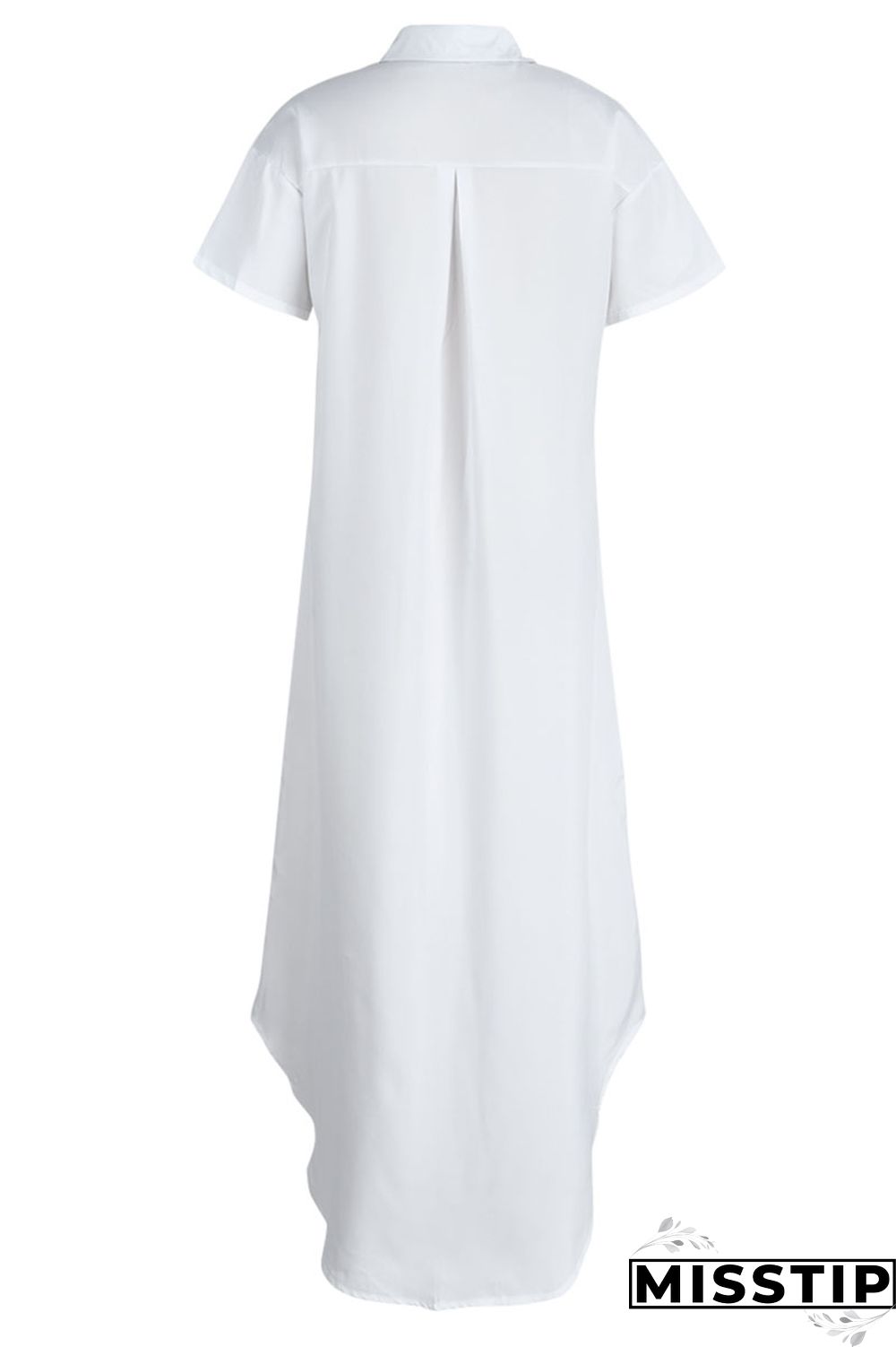 Rose Red Casual Solid Patchwork Buckle Turndown Collar Shirt Dress Dresses