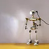 Punk Style Robot Desktop Ornaments E-sports Children's Room Desk Lamp Gift Figure