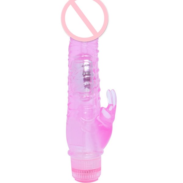 Stimulated Rabbit Vibrating Dildo G-point Stimulation Sex Toy For Adults 