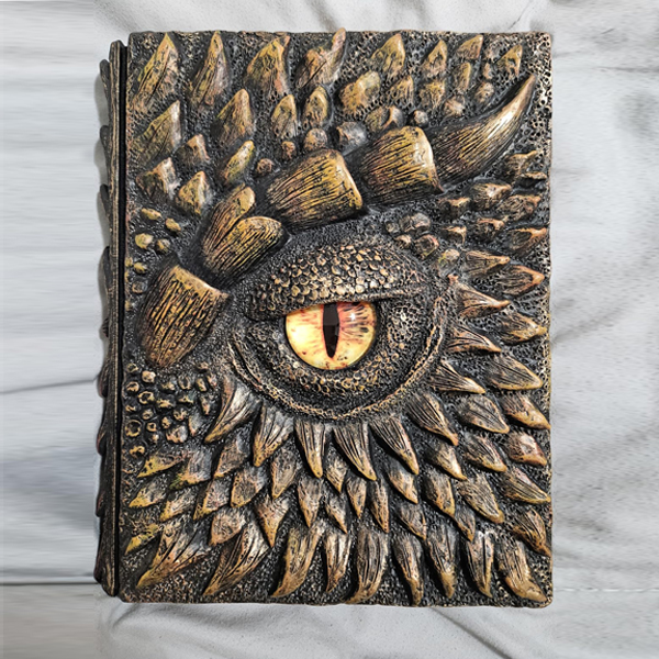 Evil Dragon's Eye A5 Resin Notebook