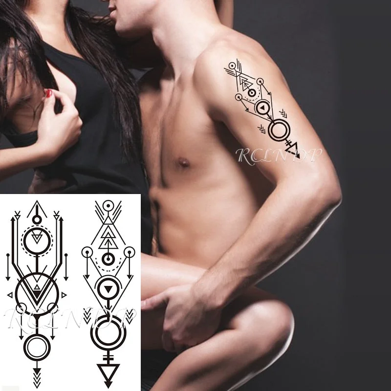 Waterproof Temporary Tattoo Sticker Black Snake Skull Flower Fake Tatto Flash Tatoo Hand Arm Foot Body Art for Men Women