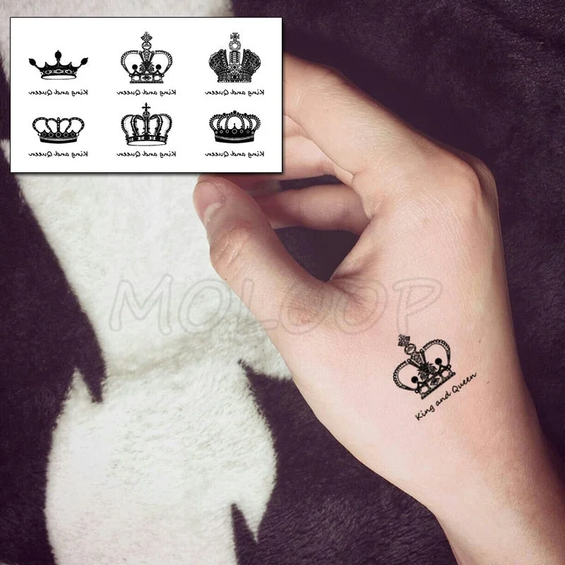 Holding Hands In Love Stickers Hand Heart Tattoo Body Art Makeup Waterproof Temporary Women and Men Fake Tatoo