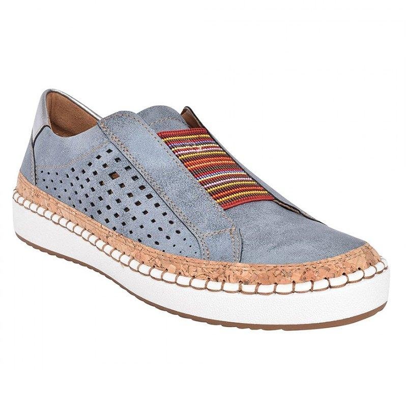 2020 Spring Slip On Sneakers Shallow Loafers Women Vulcanized Shoes Breathable Hollow Out Female Casual Flats Ladies Comfortable