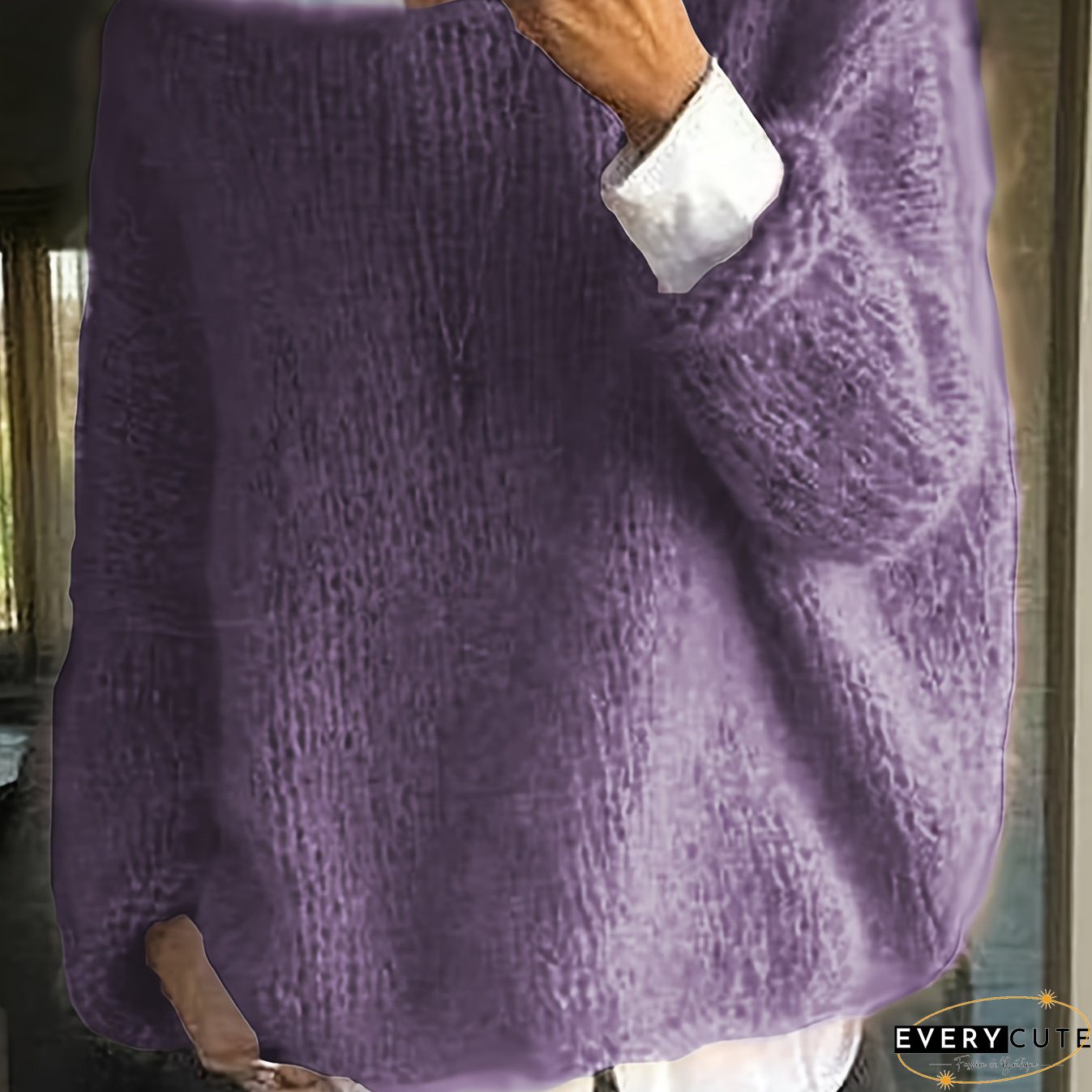 Edgy and snug Sweater