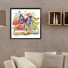 >SALE<DIY Partial Special Shaped Drill Diamond Painting Simple Butterfly Book 40x40cm