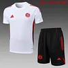 2025/2026 Bayern Munich pre-match training White Shirt+Shorts 1:1 Thai Quality