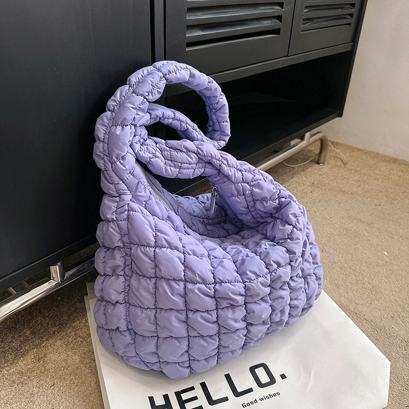 Women’s Large All Seasons Nylon Elegant Classic Style Shoulder Bag Handbag Tote Bag