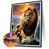 Diamond Painting-DIY Full Round Drill Lion