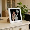 Silhouette automnale sp&eacute;ciale en forme 5D bricolage partiel en diamants avec des kits d&rsquo;art de pierres pr&eacute;cieuses avec cadre peintures de diamants art