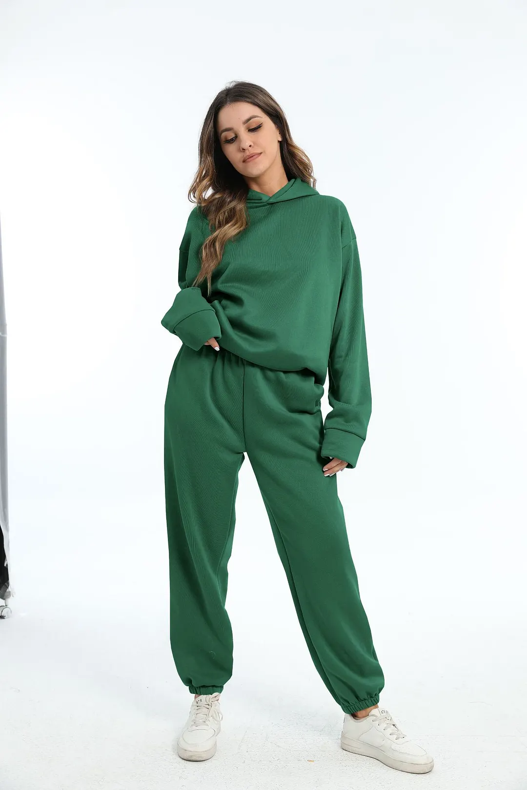 Nigikala Nigikala And Winter Women's Casual Fashion Thick Long-Sleeved Trousers Two Sets