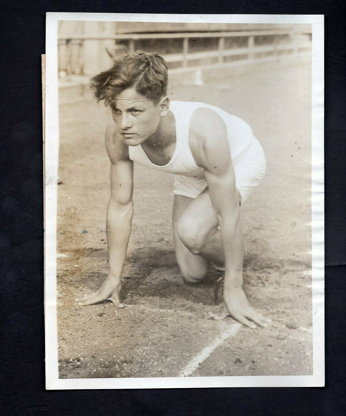 Junior Olympic Games Tony Gallaso San Diego 1927 Type 1 Press Photo Poster painting