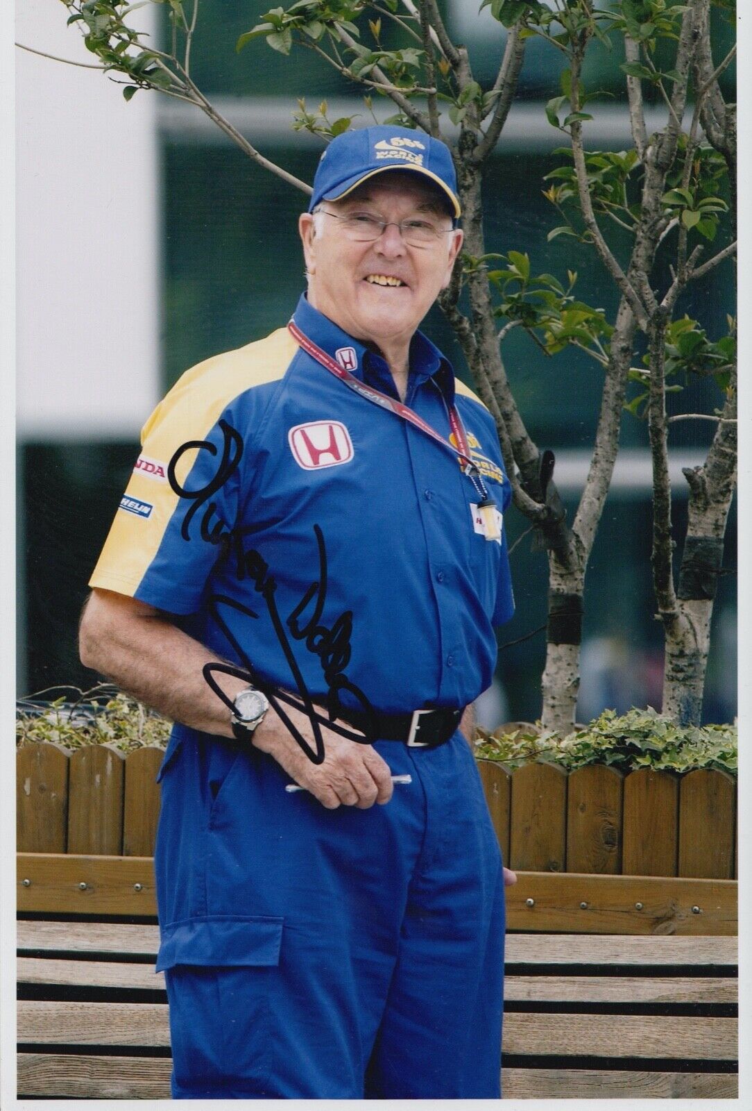 MURRAY WALKER HAND SIGNED 12X8 Photo Poster painting FORMULA 1 F1 AUTOGRAPH LEGEND 6